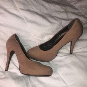 F21 Beige Heels